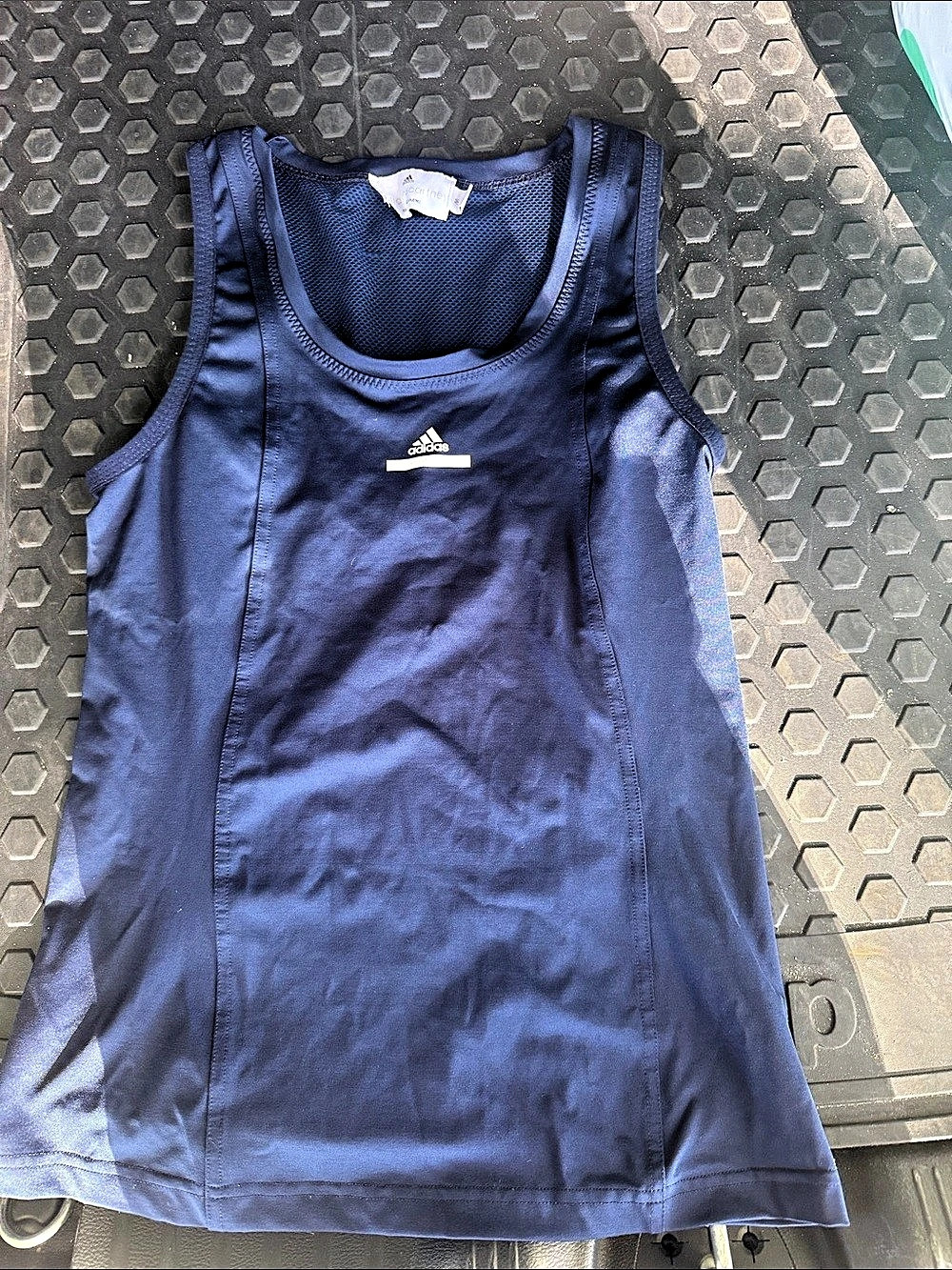 adidas by Stella McCartney Barricade Tank Top Blue Tank Top Size Medium